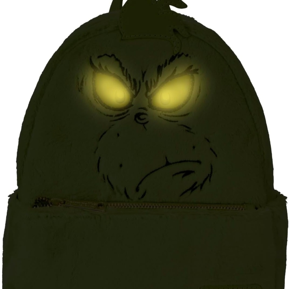 Loungefly Dr Seuss Plush Grinch Light Up And Flocked EXCLUSIVE - Picture 2 of 5